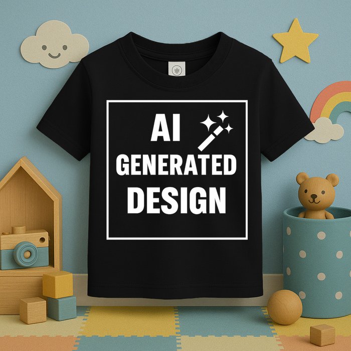Create Your Own Custom AI Generated Toddler T-Shirt