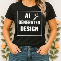 Create Your Own Custom AI Generated Womens T-Shirt