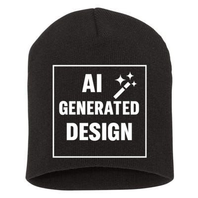 Create Your Own Custom AI Generated Short Acrylic Beanie