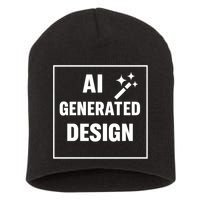 Create Your Own Custom AI Generated Short Acrylic Beanie