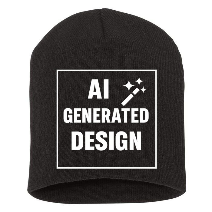 Create Your Own Custom AI Generated Short Acrylic Beanie