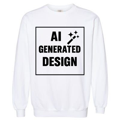 Create Your Own Custom AI Generated Personalized Design Garment-Dyed Sweatshirt