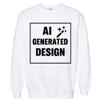 Create Your Own Custom AI Generated Personalized Design Garment-Dyed Sweatshirt
