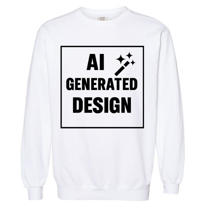 Create Your Own Custom AI Generated Personalized Design Garment-Dyed Sweatshirt