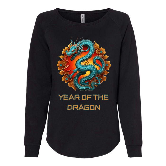 Chinese Year Of The Dragon 2024 Lunar New Year Womens California Wash Sweatshirt