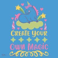 CREATE YOUR OWN MAGIC Tie Dye Hoodie