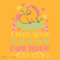 CREATE YOUR OWN MAGIC Pom Pom 12in Knit Beanie