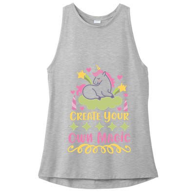 CREATE YOUR OWN MAGIC Ladies PosiCharge Tri-Blend Wicking Tank
