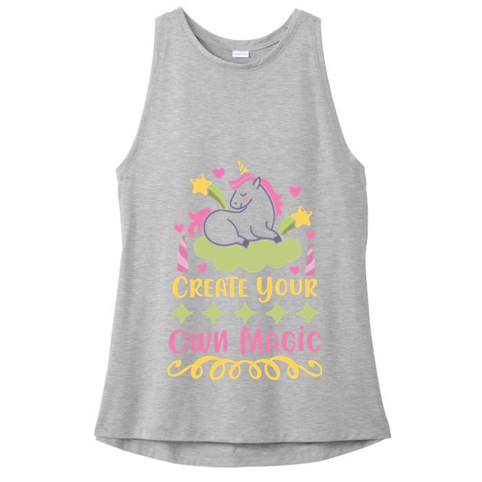 CREATE YOUR OWN MAGIC Ladies PosiCharge Tri-Blend Wicking Tank
