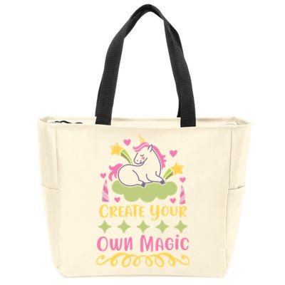 CREATE YOUR OWN MAGIC Zip Tote Bag