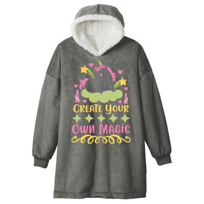 CREATE YOUR OWN MAGIC Hooded Wearable Blanket