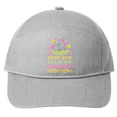 CREATE YOUR OWN MAGIC 7-Panel Snapback Hat