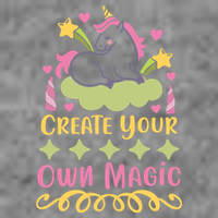 CREATE YOUR OWN MAGIC 7-Panel Snapback Hat