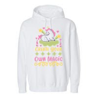 CREATE YOUR OWN MAGIC Garment-Dyed Fleece Hoodie