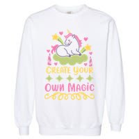 CREATE YOUR OWN MAGIC Garment-Dyed Sweatshirt