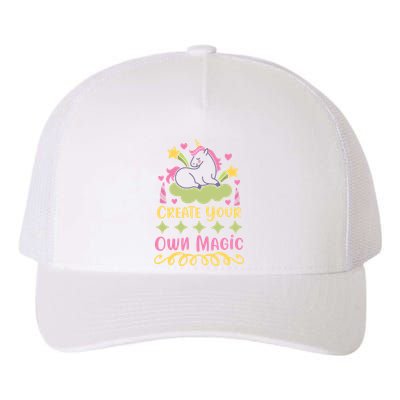 CREATE YOUR OWN MAGIC Yupoong Adult 5-Panel Trucker Hat