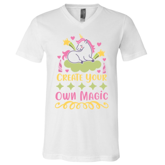 CREATE YOUR OWN MAGIC V-Neck T-Shirt