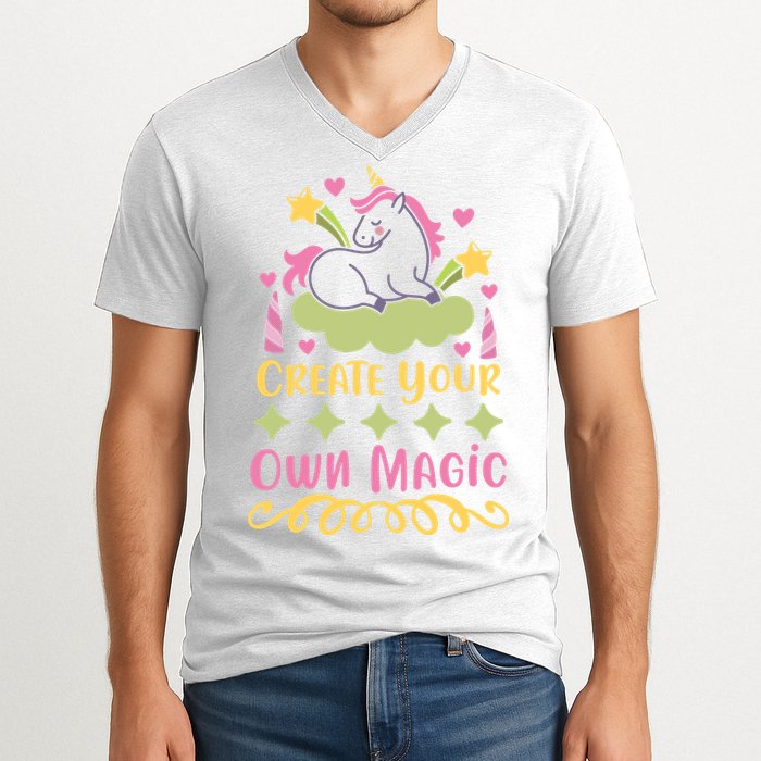 CREATE YOUR OWN MAGIC V-Neck T-Shirt
