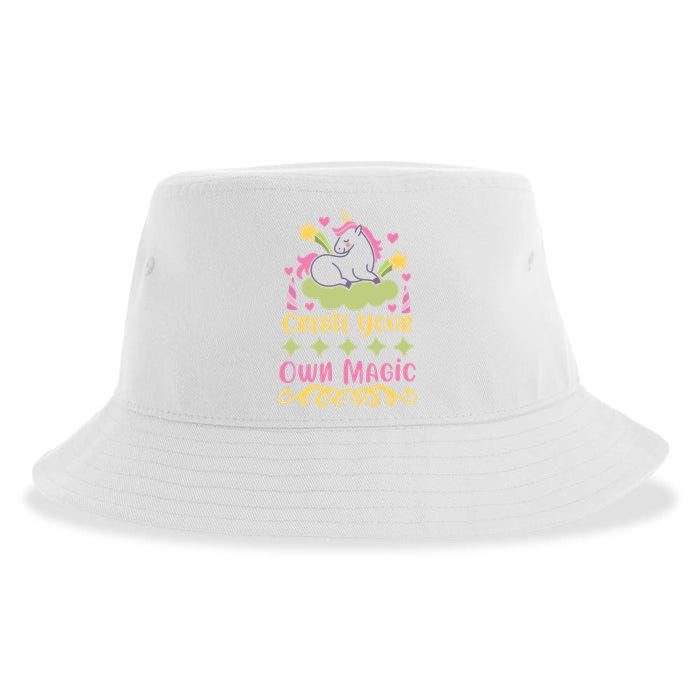 CREATE YOUR OWN MAGIC Sustainable Bucket Hat