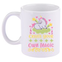 CREATE YOUR OWN MAGIC 11oz C Handle Ceramic Mug