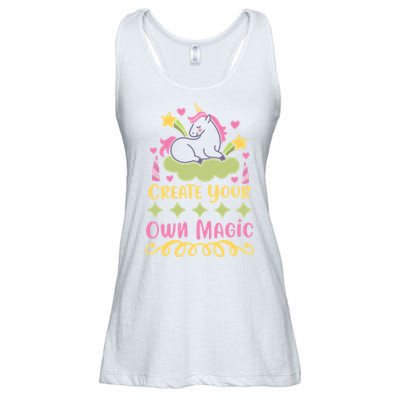 CREATE YOUR OWN MAGIC Ladies Essential Flowy Tank