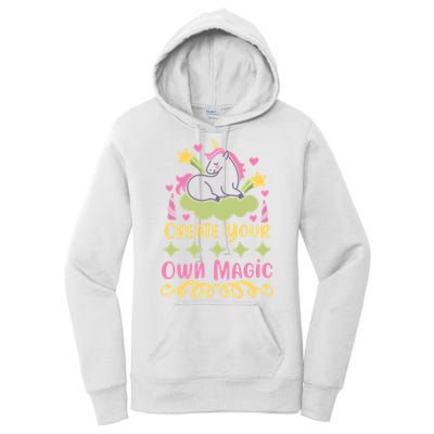 CREATE YOUR OWN MAGIC Women's Pullover Hoodie