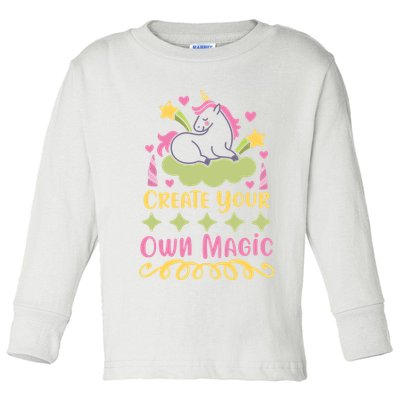 CREATE YOUR OWN MAGIC Toddler Long Sleeve Shirt