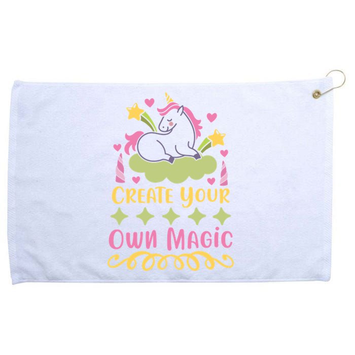 CREATE YOUR OWN MAGIC Grommeted Golf Towel
