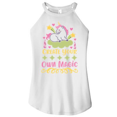 CREATE YOUR OWN MAGIC Women's Perfect Tri Rocker Tank