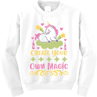 CREATE YOUR OWN MAGIC Kids Sweatshirt