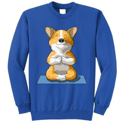 Corgi Yoga Pose Dog Pembroke Welsh Corgi Lovers Owners Gift Funny Gift Sweatshirt