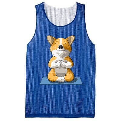 Corgi Yoga Pose Dog Pembroke Welsh Corgi Lovers Owners Gift Funny Gift Mesh Reversible Basketball Jersey Tank