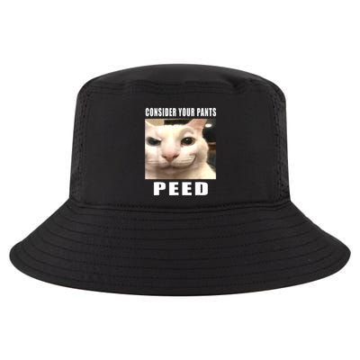 Consider Your Pants Peed Silly Cat Meme Cool Comfort Performance Bucket Hat
