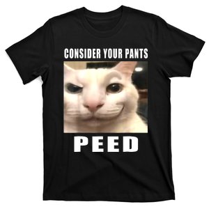 Consider Your Pants Peed Silly Cat Meme T-Shirt