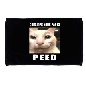 Consider Your Pants Peed Silly Cat Meme Microfiber Hand Towel