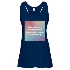 Check Your Privilege Ladies Essential Flowy Tank