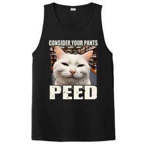 Consider Your Pants Peed Silly Cats Meme Humorous Saying PosiCharge Competitor Tank