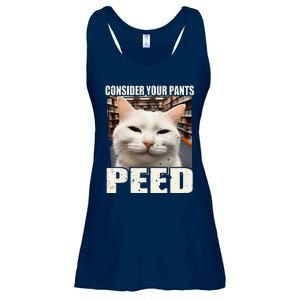 Consider Your Pants Peed Silly Cats Meme Humorous Saying Ladies Essential Flowy Tank