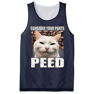 Consider Your Pants Peed Silly Cats Meme Humorous Saying Mesh Reversible Basketball Jersey Tank