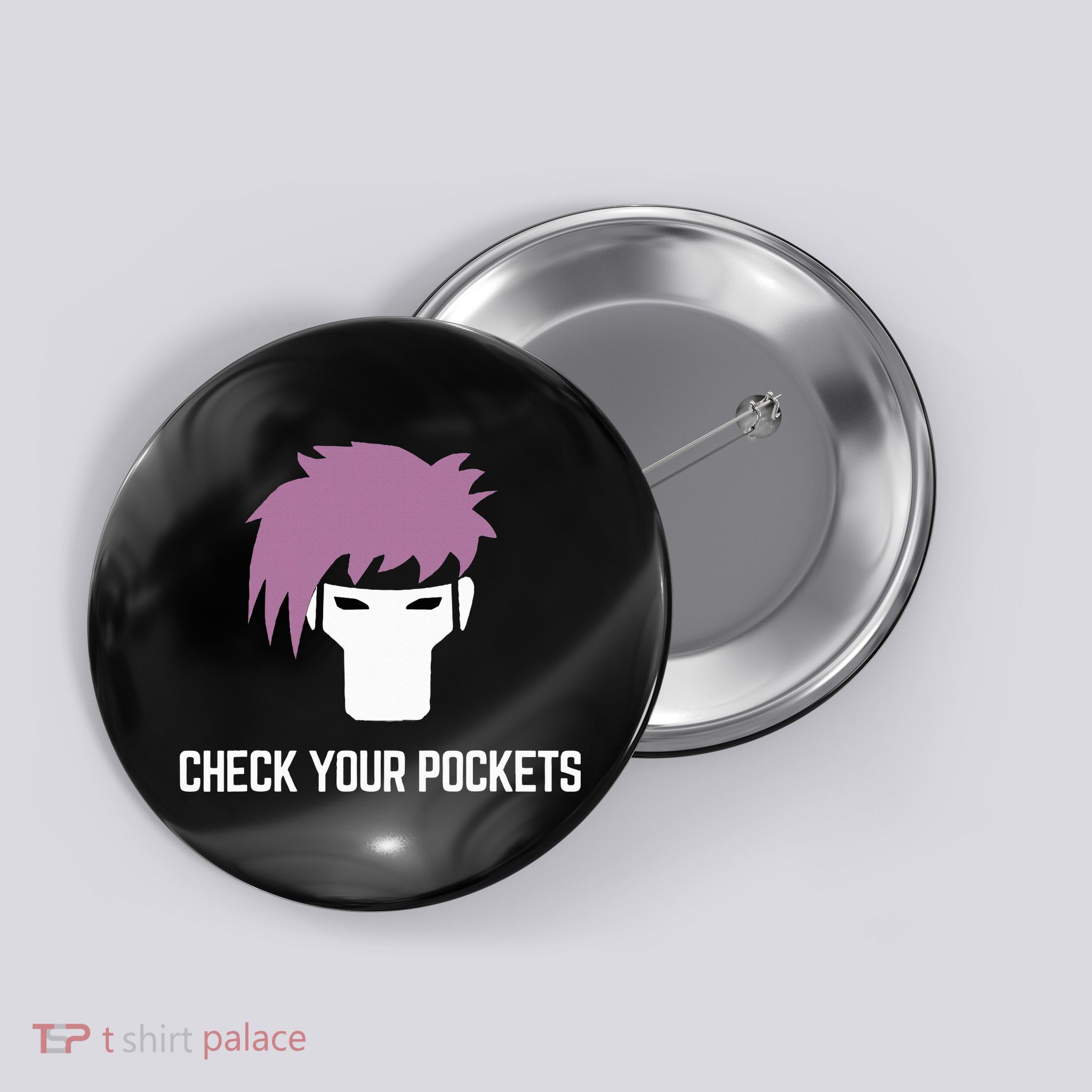 Check Your Pockets Gambit Button
