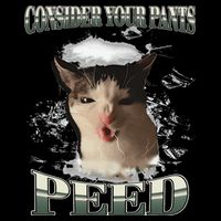 Consider Your Pants Peed Funny Freak Cat Meme Humor Saying 16 in Basic Backpack