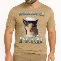 Consider Your Pants Peed Funny Freak Cat Meme Humor Saying Performance Shirt