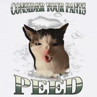 Consider Your Pants Peed Funny Freak Cat Meme Humor Saying Garment-Dyed Sweatshirt