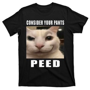 Consider Your Pants Peed Silly Cat Meme T-Shirt