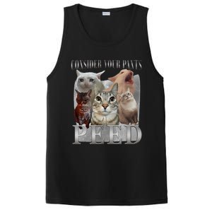 Consider Your Pants Peed Funny Weird Silly Cat Meme PosiCharge Competitor Tank