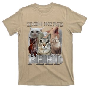 Consider Your Pants Peed Funny Weird Silly Cat Meme T-Shirt