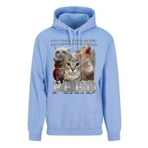 Consider Your Pants Peed Funny Weird Silly Cat Meme Unisex Surf Hoodie