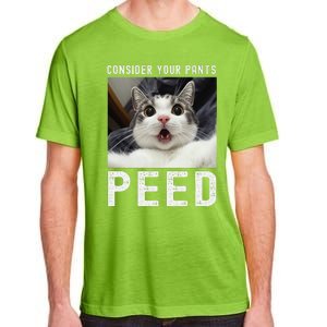 Consider Your Pants Peed Silly Cat Meme Adult ChromaSoft Performance T-Shirt