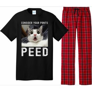 Consider Your Pants Peed Silly Cat Meme Pajama Set