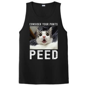 Consider Your Pants Peed Silly Cat Meme PosiCharge Competitor Tank